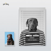 Carregar imagem no visualizador da galeria, Malcomportado | Retrato Personalizado de Animal de Estimação - Pet Story PT
