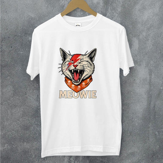 T-shirt Meowie branco, Pet Story