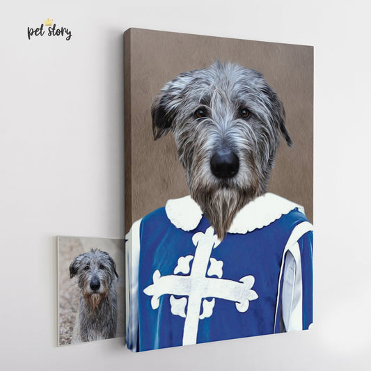 Mosqueteiro | Retrato Personalizado de Animal de Estimação - Pet Story PT