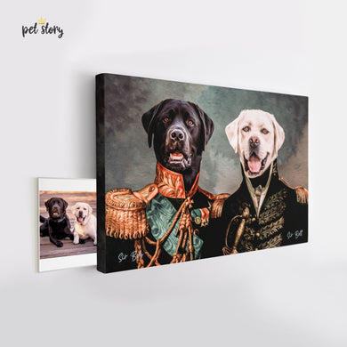 Os Oficiais | Retrato Personalizado de Animal de Estimação - Pet Story PT