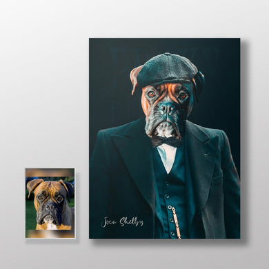 Peaky Blinders | Retrato Personalizado de Animal de Estimação - Pet Story PT