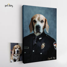 Carregar imagem no visualizador da galeria, Polícia Macho | Retrato Personalizado de Animal de Estimação - Pet Story PT
