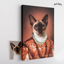 Cargar imagen en el visor de la galería, Princesa | Retrato Personalizado de Animal de Estimação - Pet Story PT
