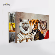 Cargar imagen en el visor de la galería, Realeza 2 | Retrato Personalizado de Animal de Estimação - Pet Story PT
