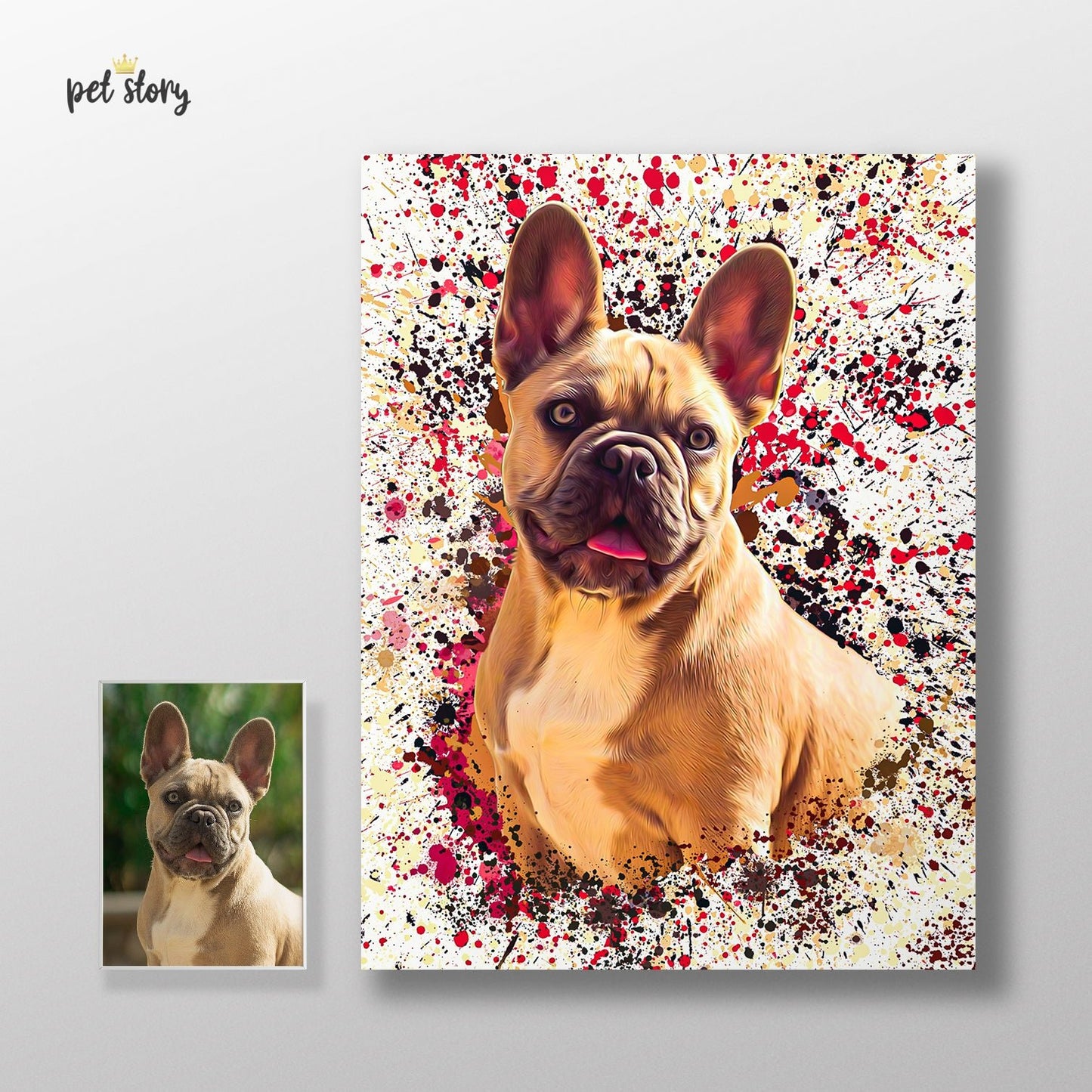 Splash | Retrato Personalizado de Animal de Estimação - Pet Story PT