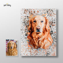 Carregar imagem no visualizador da galeria, Splash | Retrato Personalizado de Animal de Estimação - Pet Story PT
