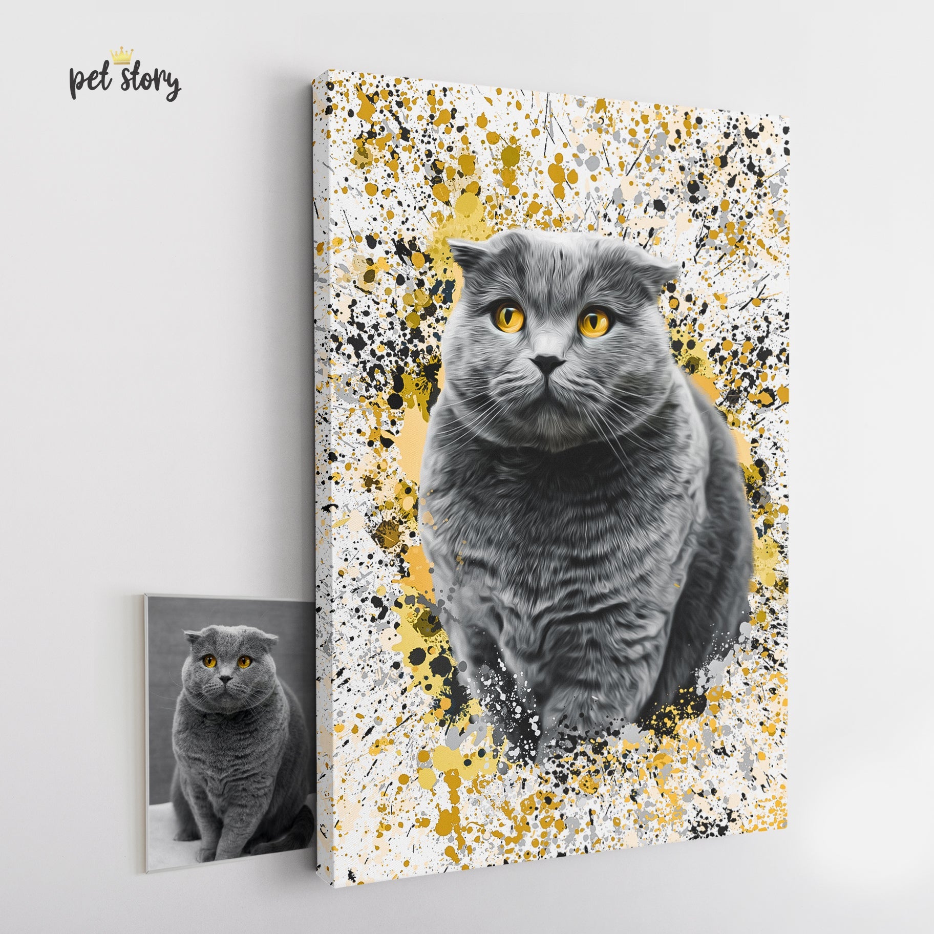 Splash | Retrato Personalizado de Animal de Estimação - Pet Story PT