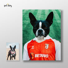 Carregar imagem no visualizador da galeria, Sporting Clube de Braga | Retrato Personalizado de Animal de Estimação - Pet Story PT
