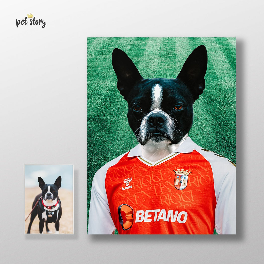 Sporting Clube de Braga | Retrato Personalizado de Animal de Estimação - Pet Story PT