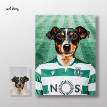 Cargar imagen en el visor de la galería, Sporting Clube de Portugal | Retrato Personalizado de Animal de Estimação - Pet Story PT
