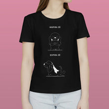 Carregar imagem no visualizador da galeria, T - shirt Inspira e Expira - Basset Hound | Personalizada de Animal de Estimação - Pet Story PT
