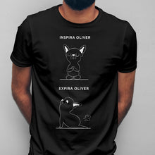 Carregar imagem no visualizador da galeria, T - shirt Inspira e Expira - Chihuahua | Personalizada de Animal de Estimação - Pet Story PT
