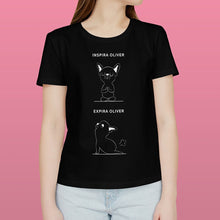 Carregar imagem no visualizador da galeria, T - shirt Inspira e Expira - Chihuahua | Personalizada de Animal de Estimação - Pet Story PT
