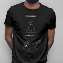 Carregar imagem no visualizador da galeria, T - shirt Inspira e Expira - Shih Tzu | Personalizada de Animal de Estimação - Pet Story PT
