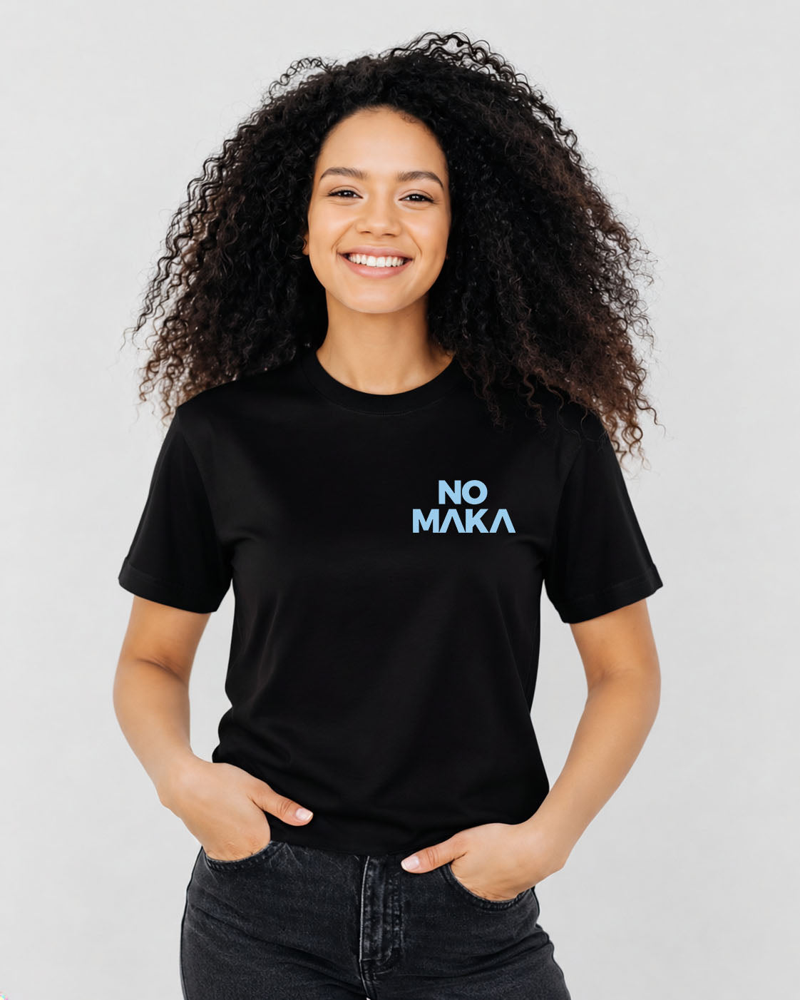 T Shirt No Maka Logo Vertical