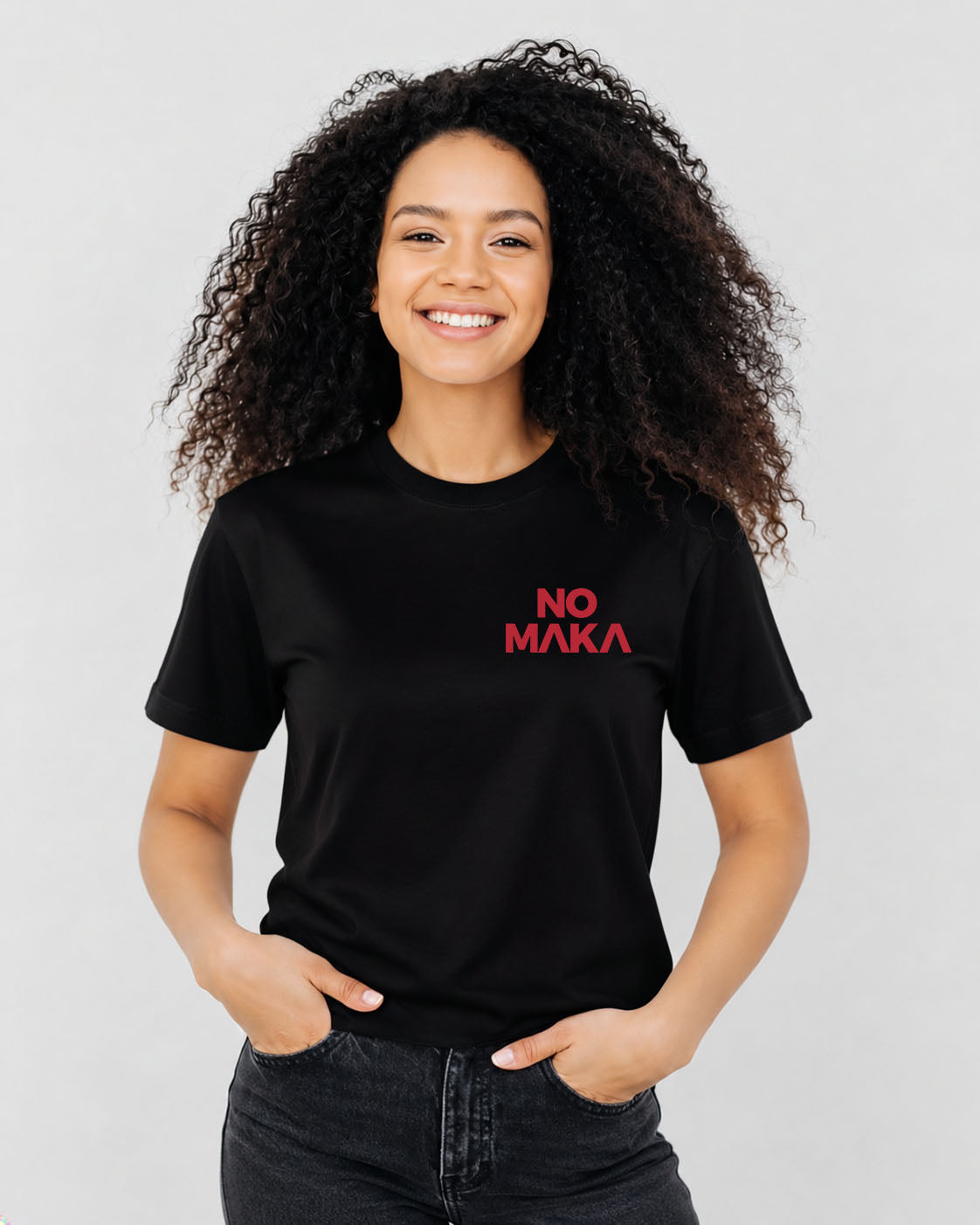 T Shirt No Maka Logo Vertical