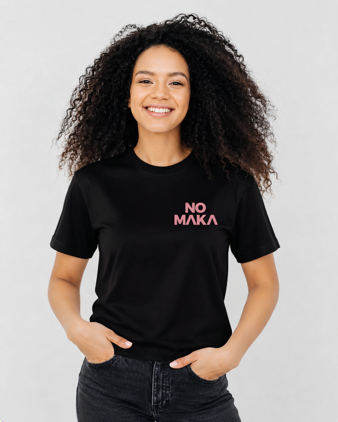 T Shirt No Maka Logo Vertical