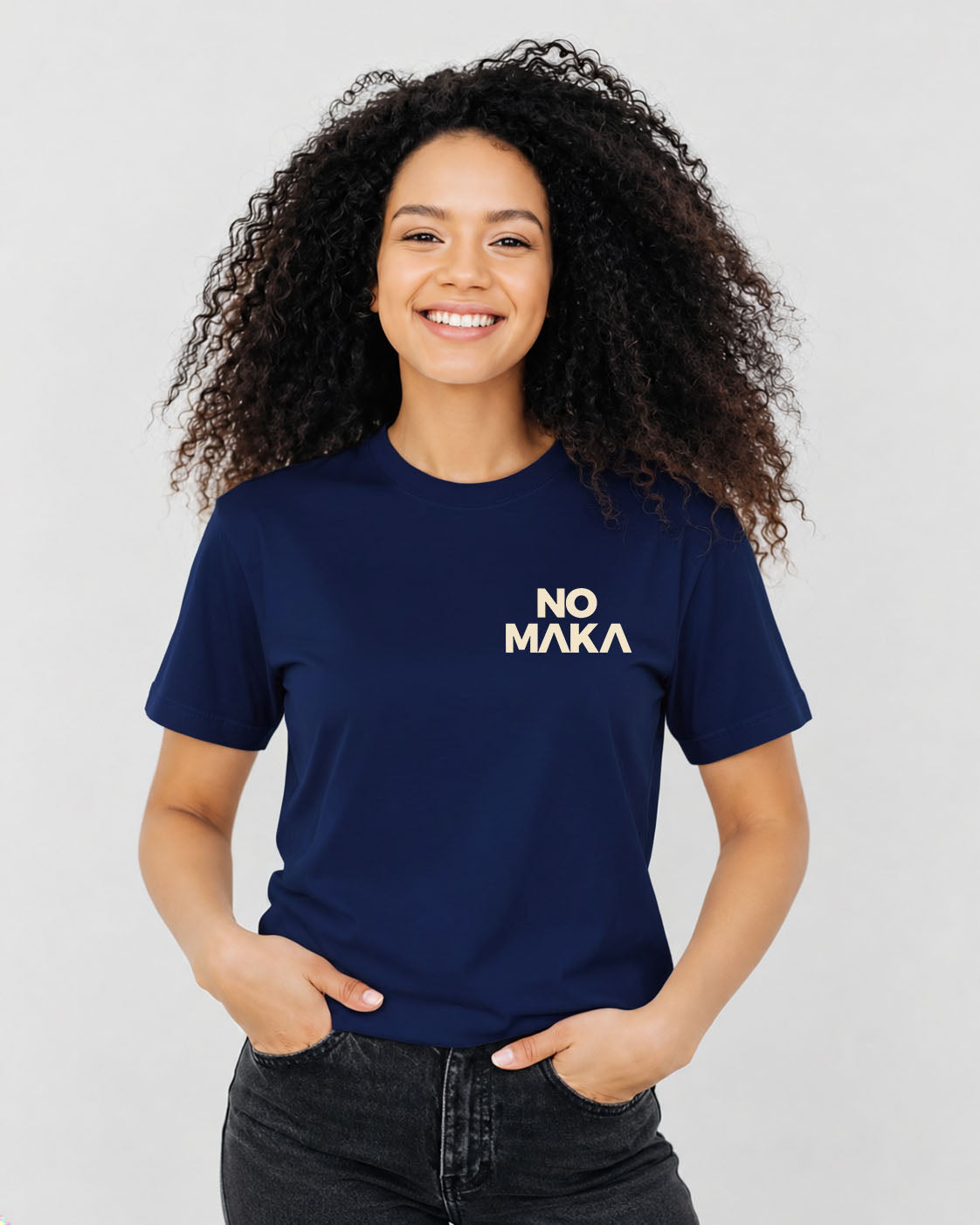 T Shirt No Maka Logo Vertical
