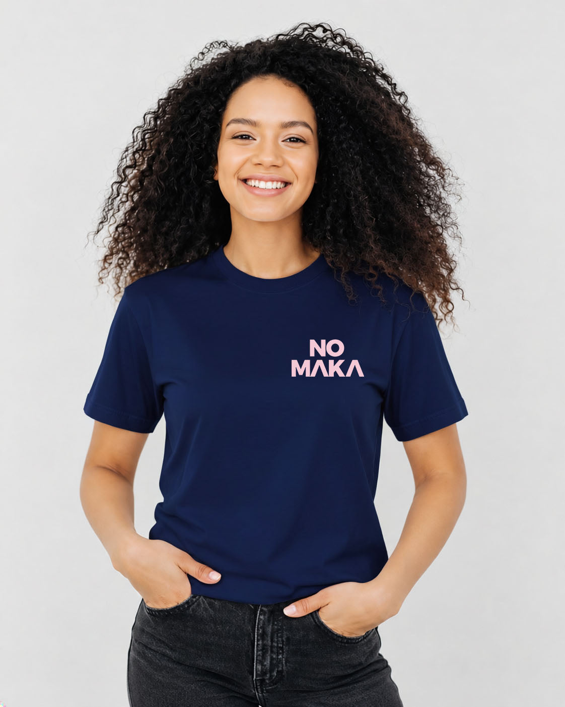 T Shirt No Maka Logo Vertical