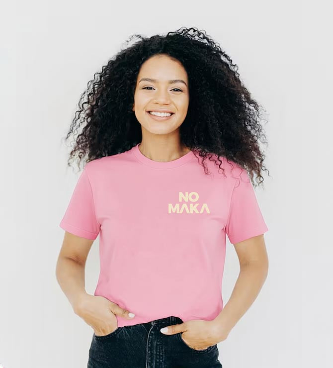 T Shirt No Maka Logo Vertical