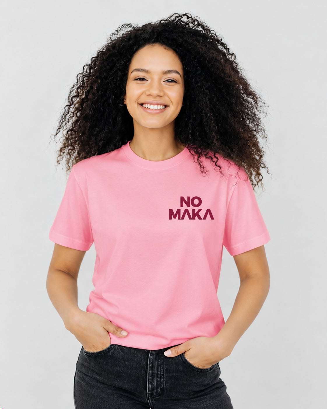 T Shirt No Maka Logo Vertical
