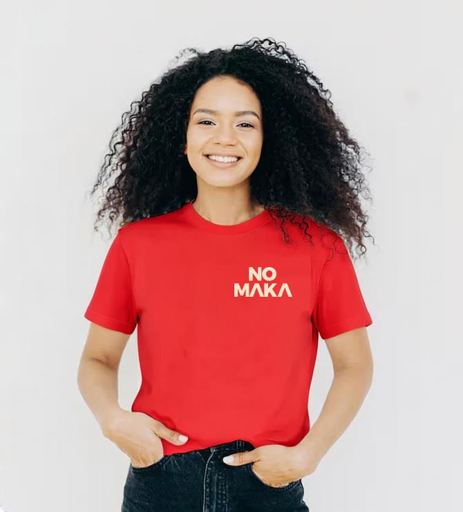 T Shirt No Maka Logo Vertical