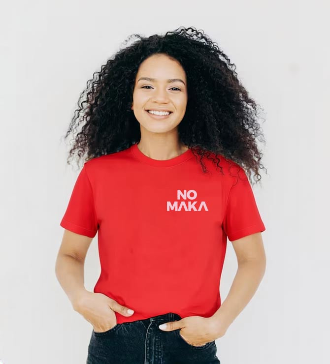 T Shirt No Maka Logo Vertical