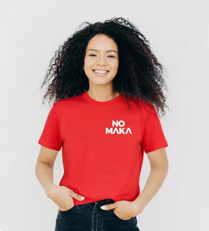 T Shirt No Maka Logo Vertical