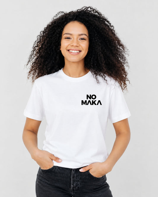 T Shirt No Maka Logo Vertical