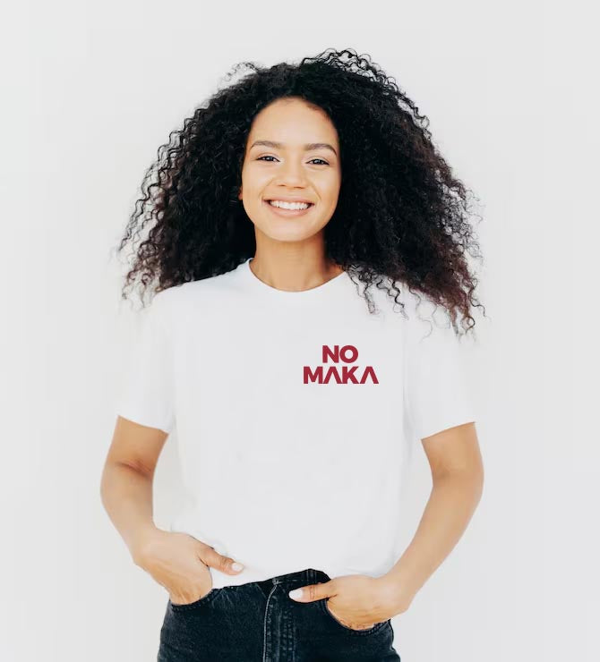 T Shirt No Maka Logo Vertical