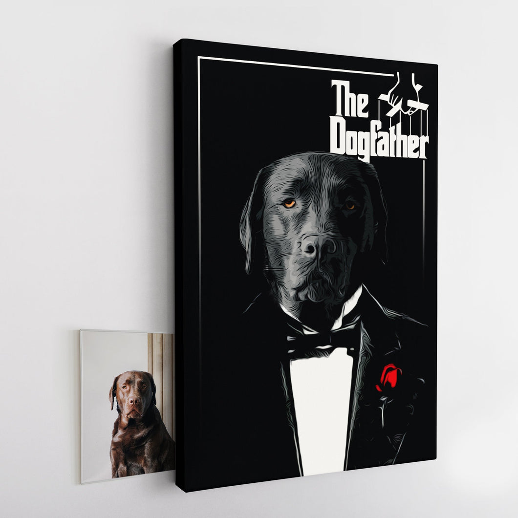 The DogFather | Retrato Personalizado de Animal de Estimação - Pet Story PT