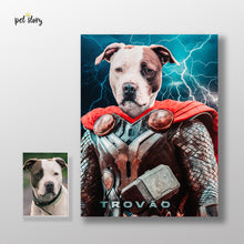 Cargar imagen en el visor de la galería, Thor | Retrato de mascota personalizado
